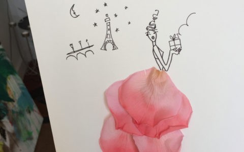 Les ateliers avec des fleurs stabilisées.